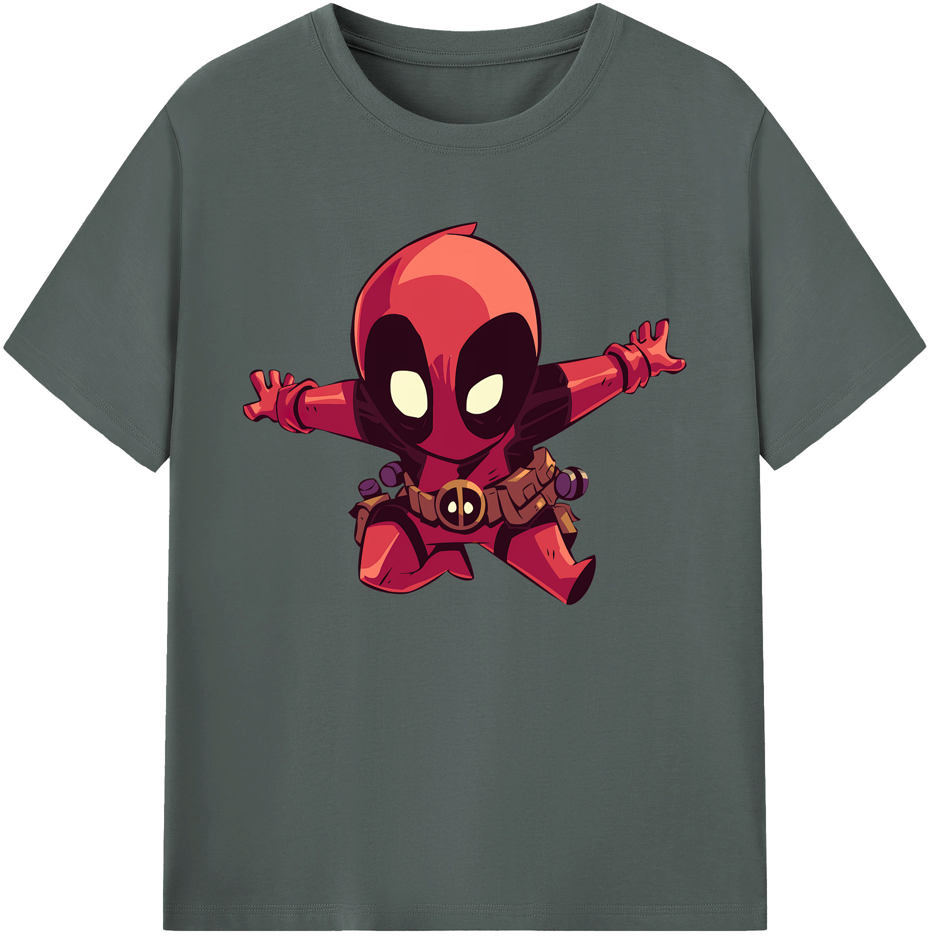 （画像用） Deadpool デッドプール 綿100％ メンズ半袖Tシャツ｜肌触りやわらか＆通気性